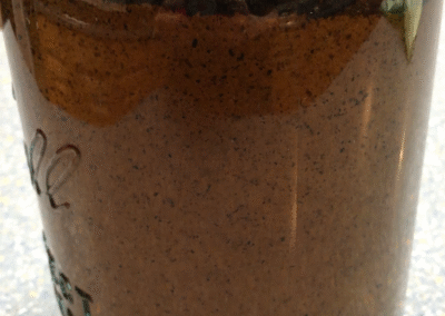 picture of a huge jar filled with cold brew coffee